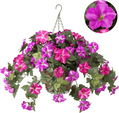 🔥Spring Faux Petunias Silk Flower UV Resistant No Fade Floral