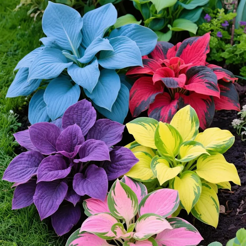 🌞 “Easy-to-Grow Colorful Hostas for Year-Round Beauty”